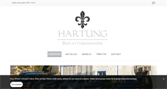 Desktop Screenshot of hartung-bestattungswagen.com